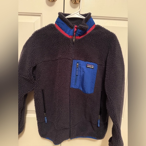 Patagonia Retro X Navy and Blue Jacket